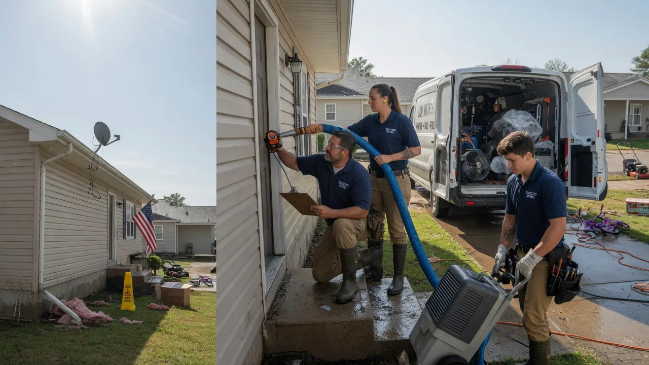 Ceiling Water Damage Restoration in Calais, ME near me